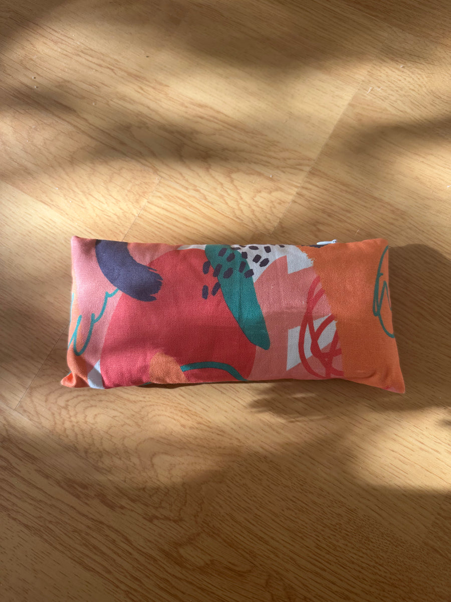 lavender dream eye pillow meditation Nidra colorful flaxseed hight weight cotton bio organic
