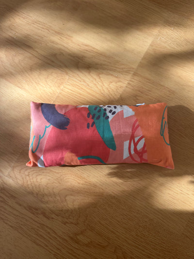 lavender dream eye pillow meditation Nidra colorful flaxseed hight weight cotton bio organic