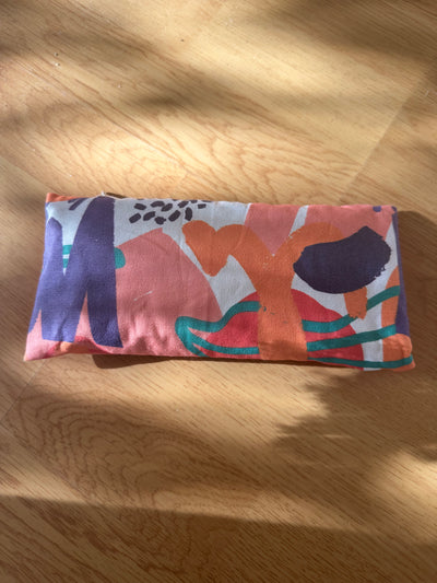 lavender_dream_eye_pillow_meditation_Nidra_colorful_flaxseed_hight_weight_cotton_organic_bio design artistic 