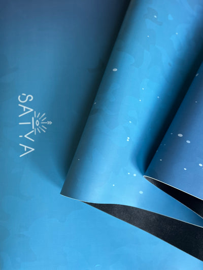  non slippery ultimate grip ultime adhérence yoga mat tapis unique design artistic yoga milky way sustainable eco friendly 